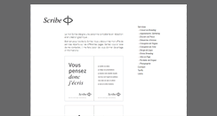 Desktop Screenshot of lescribe.org